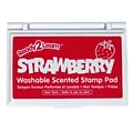 Ready2Learn™ Washable Stamp Pad, Strawberry Scented, Red Ink, Pack of 6 (CE-10075-6)