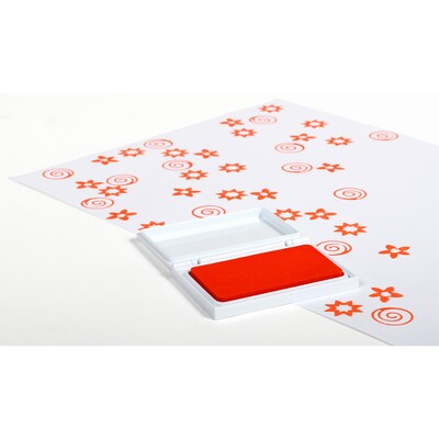 Ready2Learn™ Washable Stamp Pad, Orange Scented, Orange Ink, Pack of 6 (CE-10079-6)