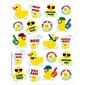 Eureka Rubber Duckies Bubble Bath Scented Stickers, Multicolored, 80 Per Pack, 6 Packs (EU-650337-6)