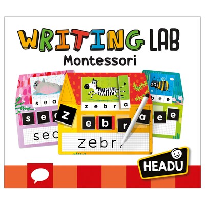 Headu Writing Lab Montessori, Multicolor (HDUEN26968)