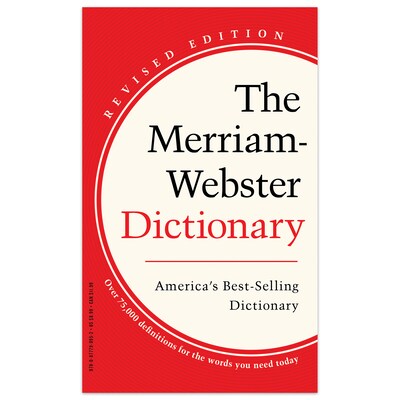 The Merriam-Webster Dictionary, Paperback, 3/Pack