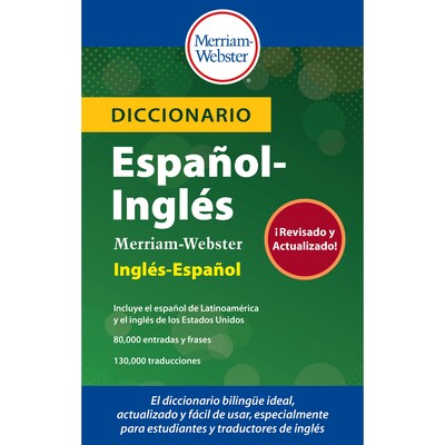 Diccionario Espanol-ingles Merriam-Webster, Paperback, 3/Pack
