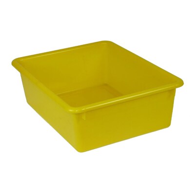 Romanoff Stowaway Tray, Plastic, 16 x 13.5 x 5.5, Yellow, 3/Bundle (ROM13103-3)