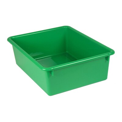 Romanoff Stowaway Tray, Plastic, 16 x 13.5 x 5.5, Green, 3/Bundle (ROM13105-3)