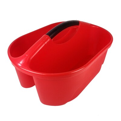 Romanoff  Classroom Caddy, Plastic, 16.25 x 12 x 8.25, Red, 2/Bundle (ROM25602-2)