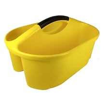 Romanoff  Classroom Caddy, Plastic, 16.25 x 12 x 8.25, Yellow, 2/Bundle (ROM25603-2)