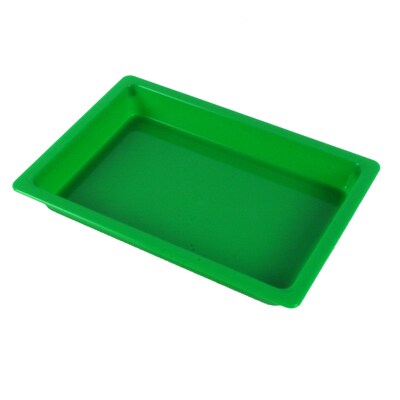 Romanoff  Small Creativitray, Plastic, 8.5 x 5.75 x 1, Green, 6/Bundle (ROM36705-6)