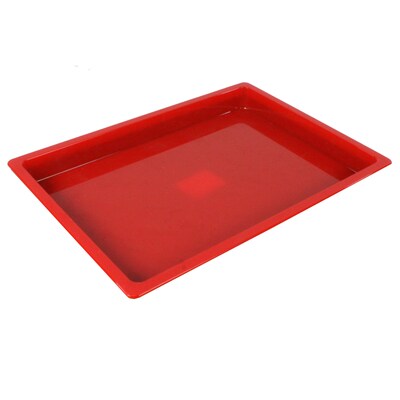 Romanoff  Medium Creativitray, Plastic, 11.5 x 8.25 x 1, Red, 6/Bundle (ROM36802-6)