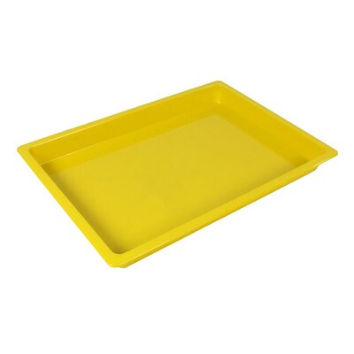 Romanoff  Medium Creativitray, Plastic, 11.5 x 8.25 x 1, Yellow, 6/Bundle (ROM36803-6)