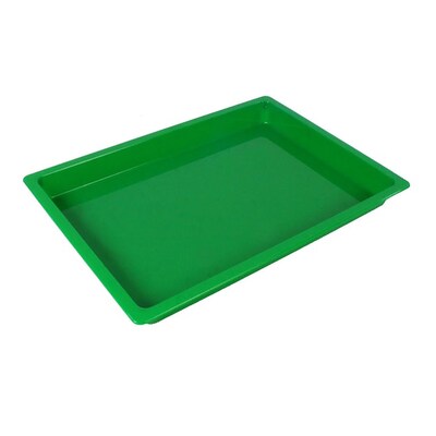Romanoff  Medium Creativitray, Plastic, 11.5" x 8.25" x 1", Green, 6/Bundle (ROM36805-6)