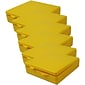 Romanoff  Micro Box, Plastic, 4" x 4" x 1", Yellow, 6/Bundle (ROM60403-6)