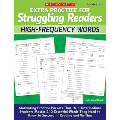 Scholastic Teacher Resources Extra Practice for Struggling Readers Bundle (SC-EPSRST)