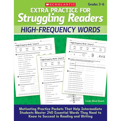 Scholastic Teacher Resources Extra Practice for Struggling Readers Bundle (SC-EPSRST)