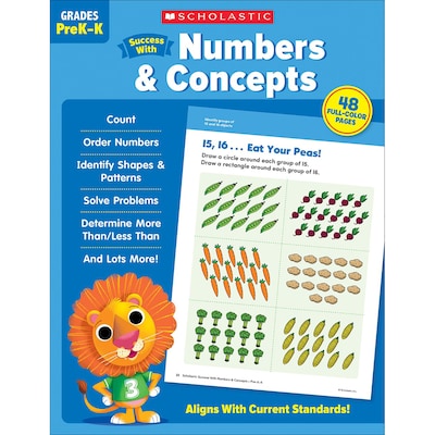 Scholastic Early Learning Success Workbooks, 3/Set