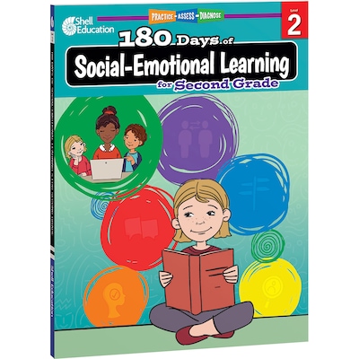 Shell Education 180 Days of Social-Emotional Learning for Second Grade Activity Book
