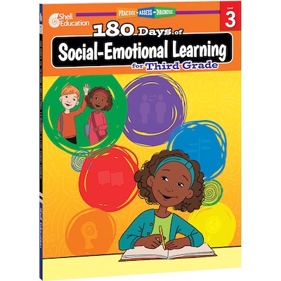 Shell Education 180 Days of Social-Emotional Learning for Third Grade Activity Book