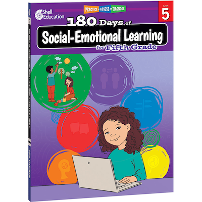 Shell Education 180 Days of Social-Emotional Learning for Fifth Grade Activity Book