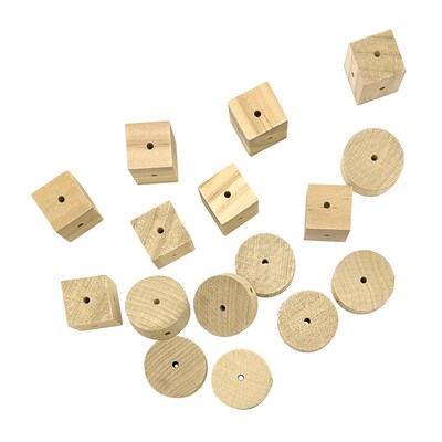 Teacher Created Resources® STEM Basics: Wood Construction Kit, 66 Per Pack, 3 Packs (TCR20950-3)