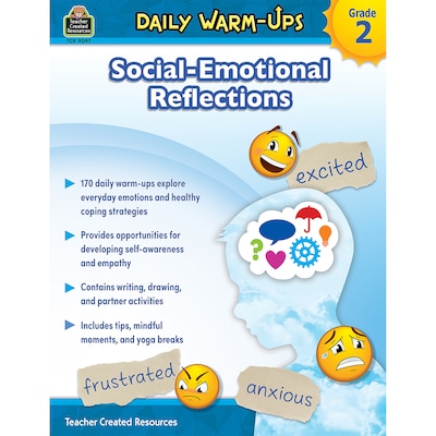 Teacher Created Resources Daily Warm-Ups: Social-Emotional Reflections, Grade 2 Resource Book