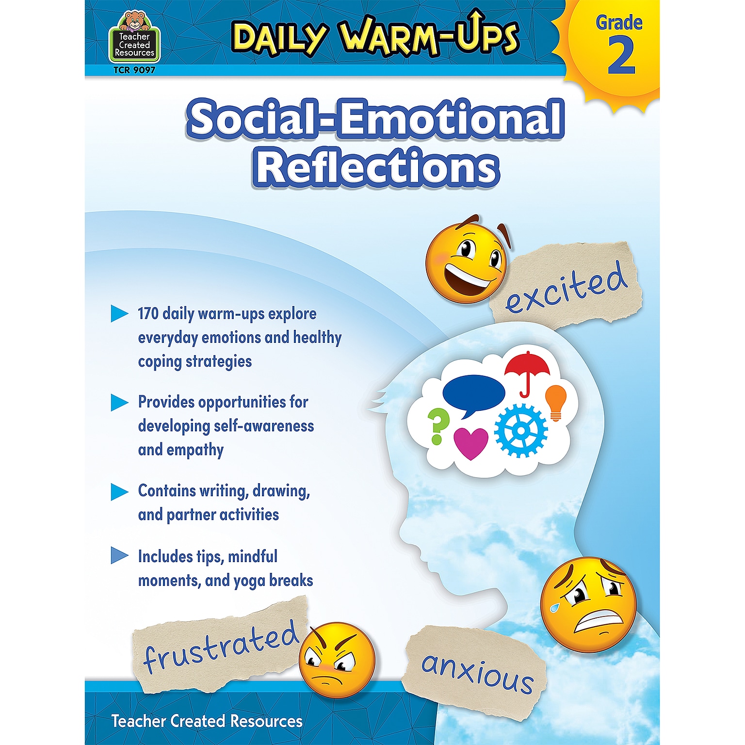 Teacher Created Resources Daily Warm-Ups: Social-Emotional Reflections, Grade 2 Resource Book