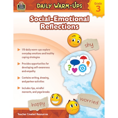 Teacher Created Resources Daily Warm-Ups: Social-Emotional Reflections, Grade 3 Resource Book