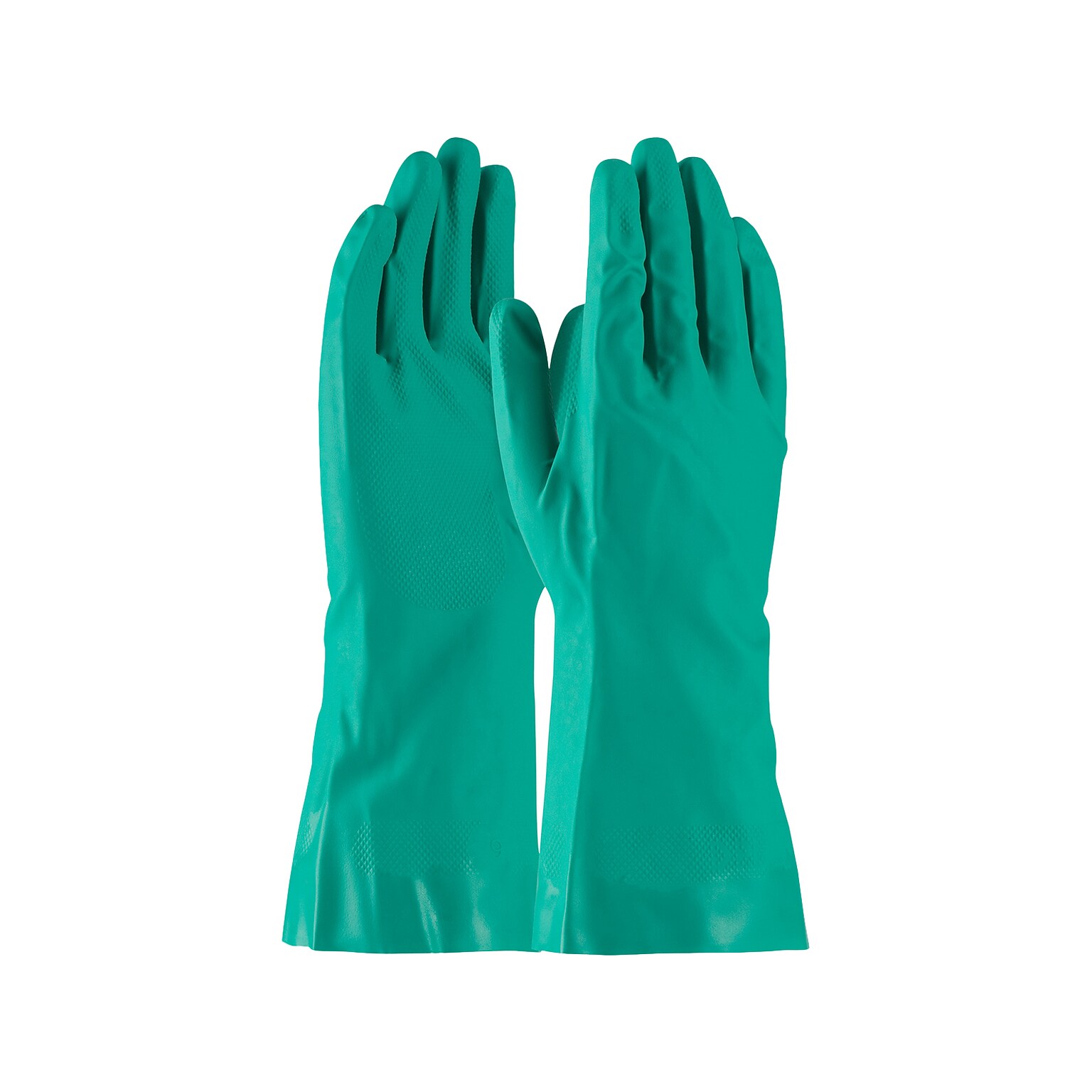 Protective Industries Nitrile Glove, Green, Large, Dozen