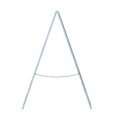Flash Furniture Canterbury Vintage Wooden A-Frame Magnetic Indoor/Outdoor Chalkboard Sign, Robin Blue, 40"x20" (HGWAGDIS542315)