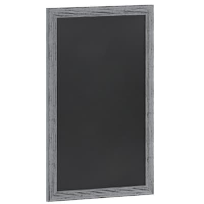 Flash Furniture Canterbury Wall Mount Magnetic Chalkboard Sign, Rustic Gray, 24 x 36 (HGWA5GD27231