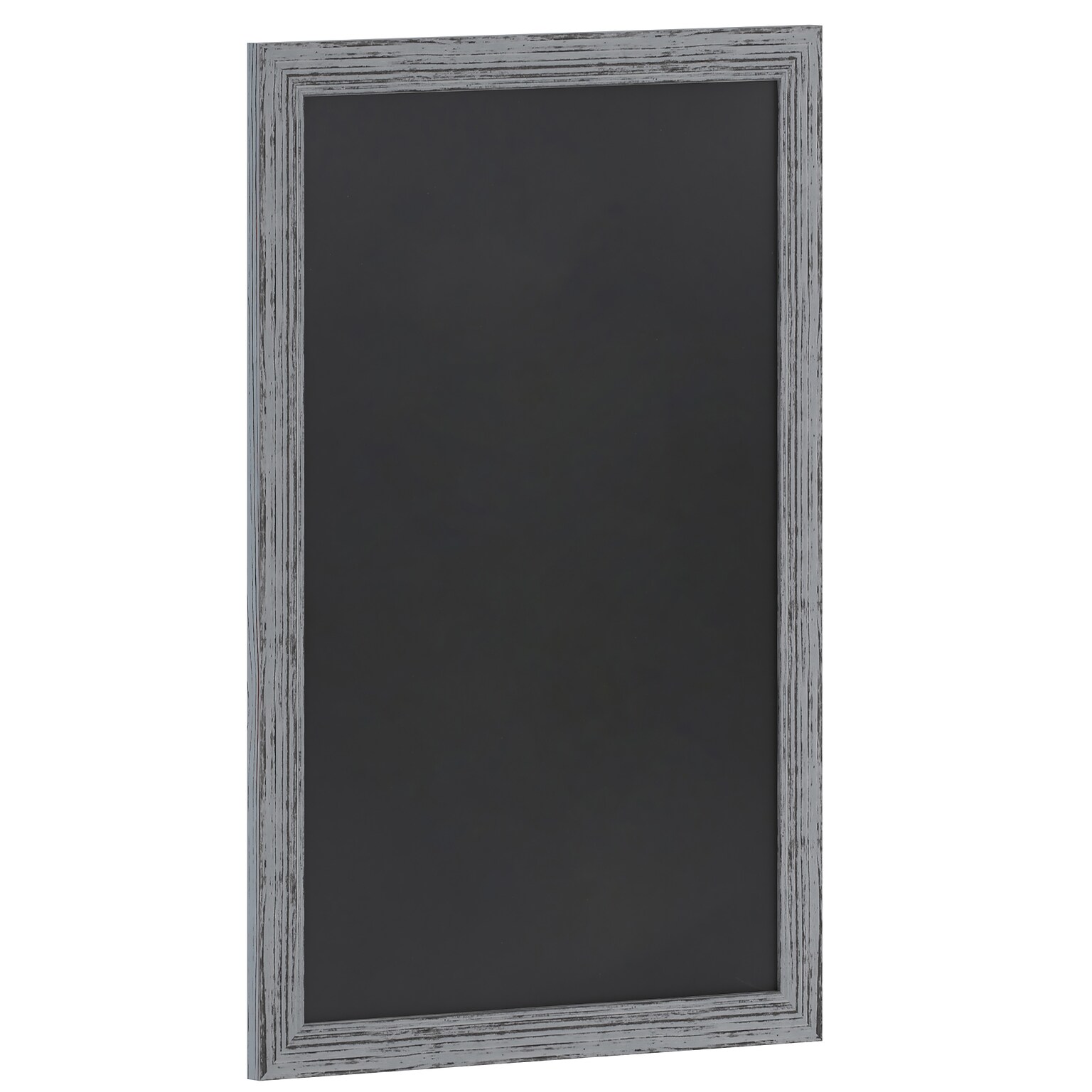 Flash Furniture Canterbury Wall Mount Magnetic Chalkboard Sign, Rustic Gray, 24 x 36 (HGWA5GD272315)