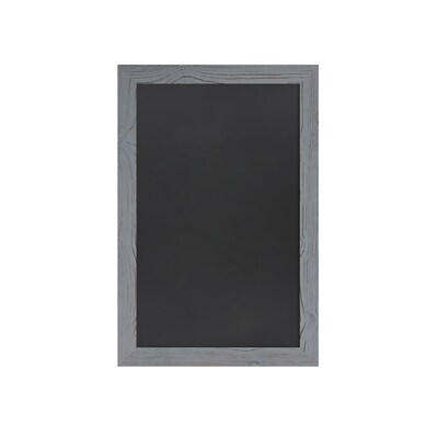 Flash Furniture Canterbury Wall Mount Magnetic Chalkboard Sign, Rustic Gray, 20" x 30" (HGWAGDI552315)