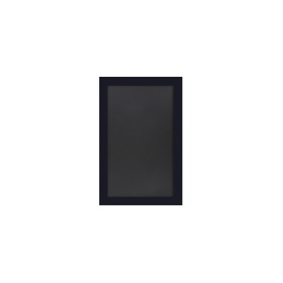 Flash Furniture Canterbury Wall Mount Magnetic Chalkboard Sign, Black, 11" x 17" (HGWAGDIS862315)