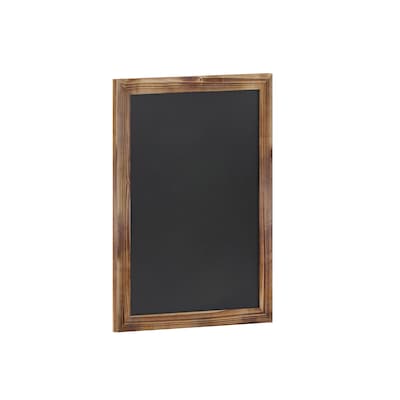 Flash Furniture Canterbury Wall Mount Magnetic Chalkboard Sign, Torched, 18 x 24 (HGWAGDIS852315)