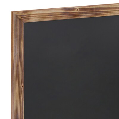 Flash Furniture Canterbury Wall Mount Magnetic Chalkboard Sign, Torched, 18" x 24" (HGWAGDIS852315)