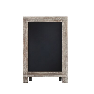 Flash Furniture Canterbury Wood Tabletop Magnetic Chalkboards, Weathered, 9.5" x 14" (10HFKHDI322315)