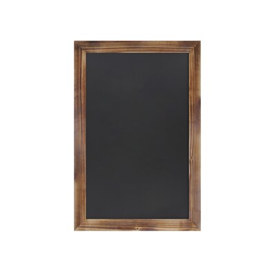 Flash Furniture Canterbury Wall Mount Magnetic Chalkboard Sign, Torched, 20" x 30" (HGWAGDIS462315)
