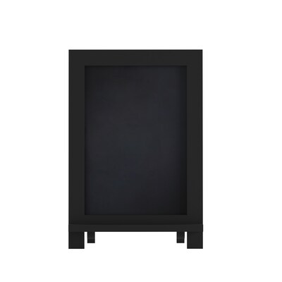 Flash Furniture Canterbury Wood Tabletop Magnetic Chalkboards, Black, 9.5" x 14" (10HFKHDIS222315)