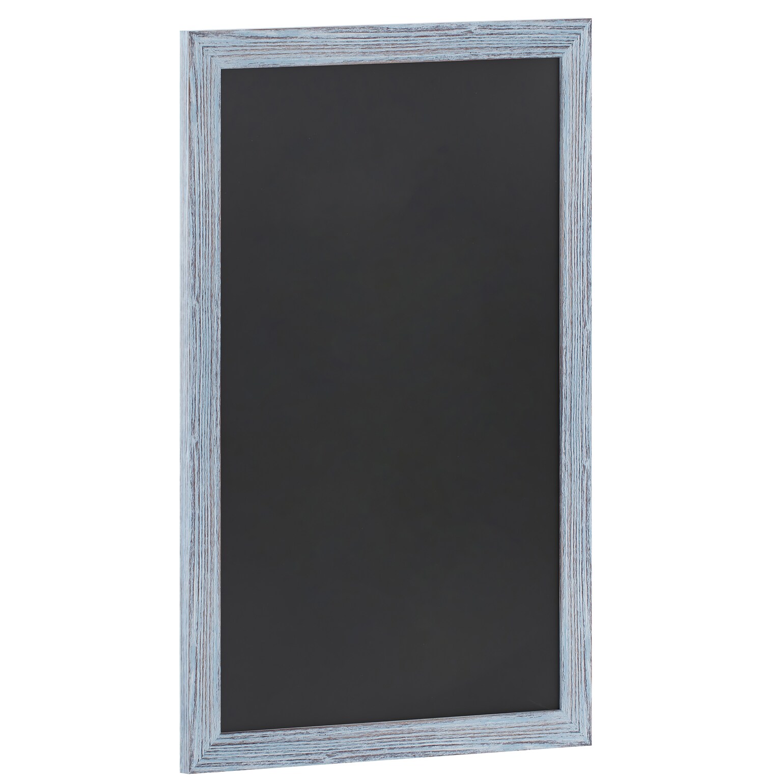 Flash Furniture Canterbury Wall Mount Magnetic Chalkboard Sign, Rustic Blue, 24 x 36 (HGWA1GD072315)