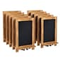 Flash Furniture Canterbury Wood Tabletop Magnetic Chalkboards, Torched, 9.5" x 14" (10HFKHDIS122315)