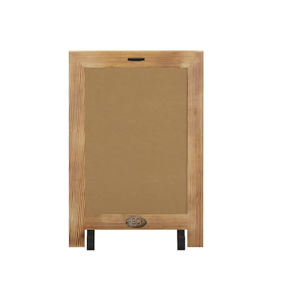 Flash Furniture Canterbury Wood Tabletop Magnetic Chalkboards, Torched, 9.5" x 14" (10HFKHDIS122315)