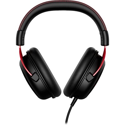 HyperX Cloud II Wired Noise Canceling Over-the-ear Stereo Gaming Headset, Black/Red (4P5M0AA)