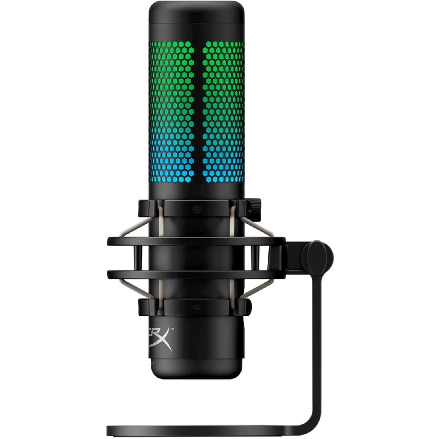 HP HyperX QuadCast S Wired Condenser Microphone, Black, Gray (4P5P7AA)