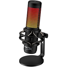 HP HyperX QuadCast S Wired Condenser Microphone, Black, Gray (4P5P7AA)