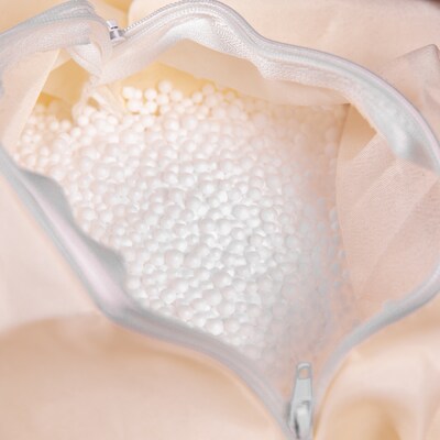 Flash Furniture Duncan Cotton Large Refillable Bean Bag Chair, Solid Purple (DGBEANLGSLDPUR)