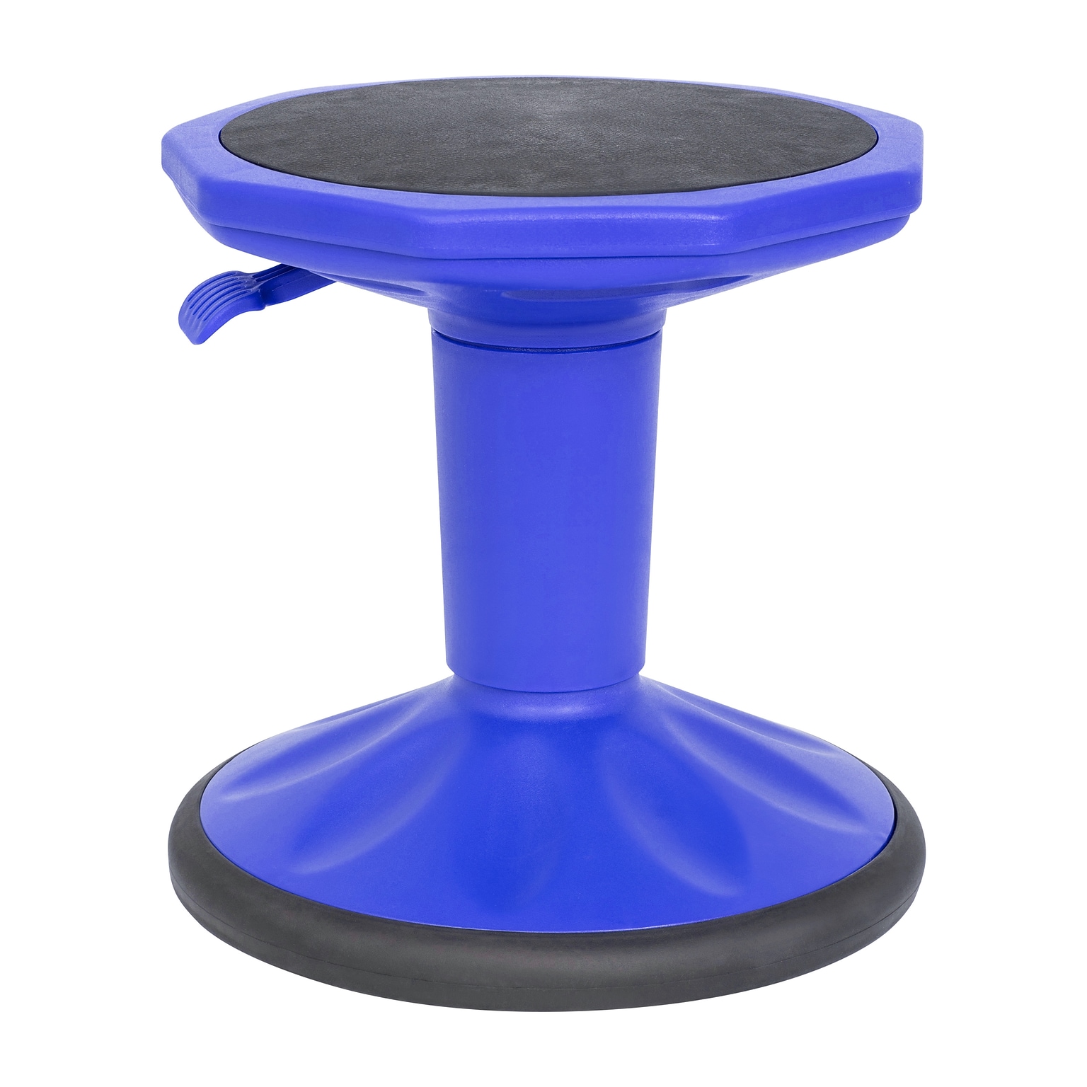Flash Furniture Carter Plastic Kids Adjustable Height Stool, Blue (AY9001SBL)