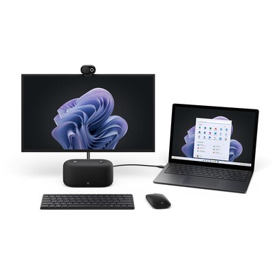 Microsoft Audio Dock Laptop and Confrencing Docking Station, Black (IVF-00001)
