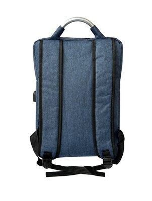 Club Rochelier Techo Collection 600D Polyester Backpack, Navy (CRB1221)