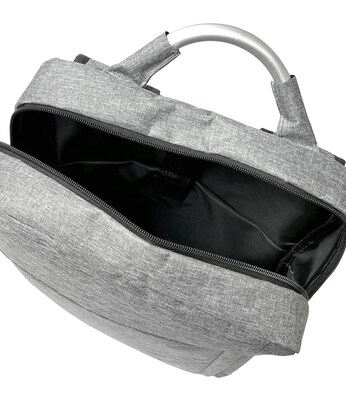 Club Rochelier Techo Collection 600D Polyester Backpack, Grey (CRB1221)