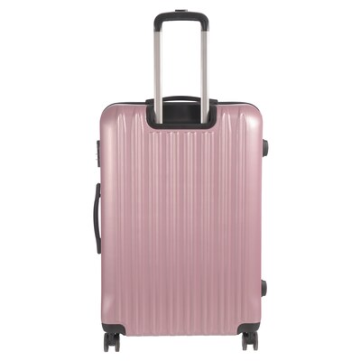 NICCI Grove 2 Collection ABS Plastic Hardside Spinner Luggage, Dusty Pink (CRL006L)