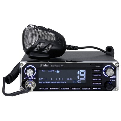 Uniden Hybrid CB Radio/Digital Scanner, Black (UNNBEARTRCK885)
