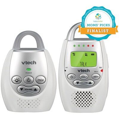 VTech Safe&Sound Digital Audio Baby Monitor, Multicolored (DM221)